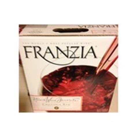 franzia red wine nutrition facts